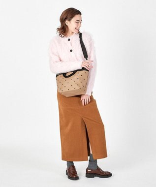 LeSportsac BUCKET TOTE/モカブラックハートエンブロイダリー モカブラックハートエンブロイダリー