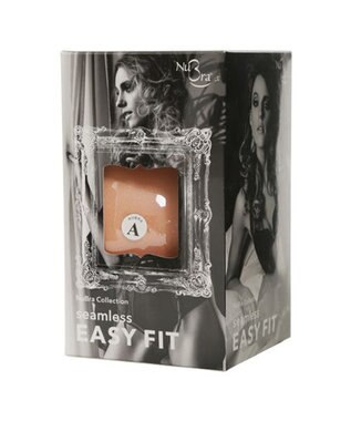 BRADELIS New York 【NuBra / ハーフカップ・着用簡単・軽量】 ヌーブラ・シームレス イージーフィット 公式 ブライダルインナー 結婚式 ドレス 盛れるブラジャー モカ