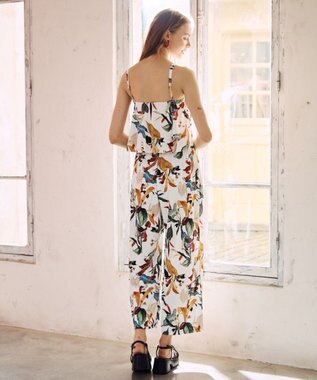 San-ai Resort（三愛水着楽園） ロングパンツセット　13L・15L　【Coral veil（コーラルヴェール）】 ホワイト