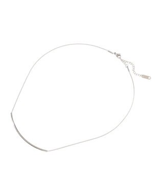 AMERICAN HOLIC 【ステンレス】スマイリートップネックレス Silver