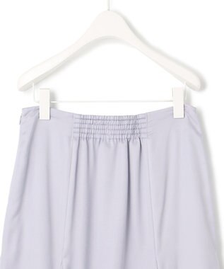 ICB 【洗える】 ルゼブフィブリルサテン スカート ライラックグレー系