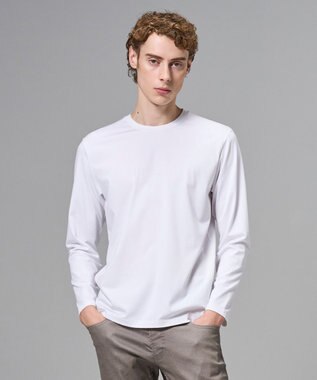 JOSEPH HOMME 新色追加【高機能素材】ハイゲージベアスムース　クルーネック長袖Ｔシャツ
