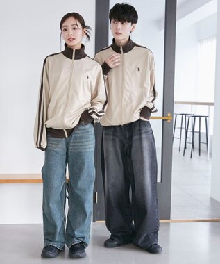 WEGO 【ユニセックス着用ITEM/追加カラー】U.S. POLO ASSN.ライントラックジャケット ベージュ