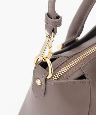 J.PRESS LADIES 【WEB限定カラーあり・2way】curve ボストン バッグ モカ系