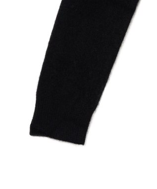 JOSEPH 【洗える】ブラッシュドカシミヤ　ラウンドネックニット Arabica/Black