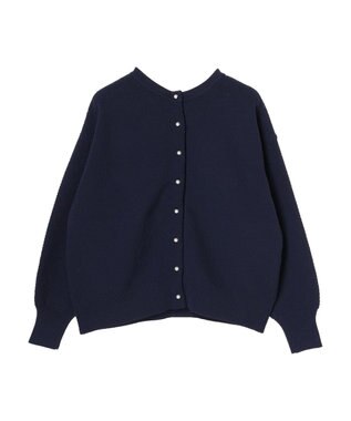 Green Parks ２ｗａｙ　パール釦ニットプルオーバー Dark Navy