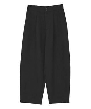 AMERICAN HOLIC ウールライクカーブスラックスパンツ Black
