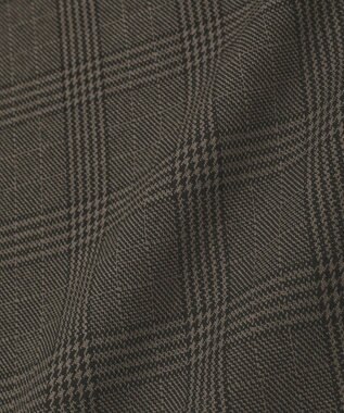 AMERICAN HOLIC ウールライクカーブスラックスパンツ Check Brown