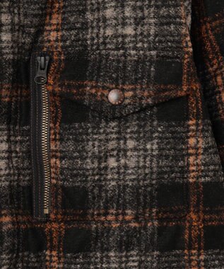 JOSEPH ABBOUD MOUNTAIN 【UNISEX】軽量/中綿 ダブルフェイスブルゾン 黄土色系4