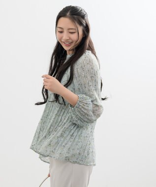 ONWARD Reuse Park 【any SiS】ブラウス春夏 グリーン