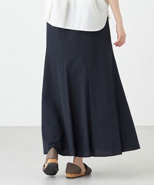 SHARE PARK LADIES サッカーフレアスカート ネイビー系