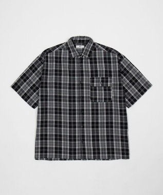 WEGO 【ユニセックス着用ITEM】アンサンブルチェックシャツ（LS） ブラックチェック1