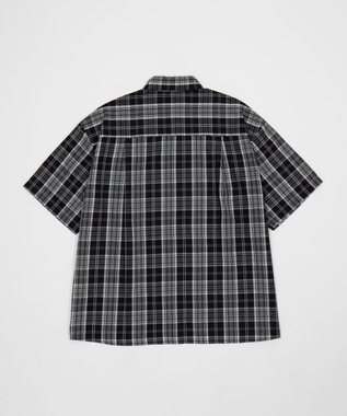 WEGO 【ユニセックス着用ITEM】アンサンブルチェックシャツ（LS） ブラックチェック1