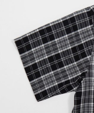 WEGO 【ユニセックス着用ITEM】アンサンブルチェックシャツ（LS） ブラックチェック1