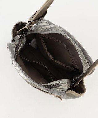 Y'SACCS 【Y’SACCS vous et】メタリックポシェット ガンメタリック