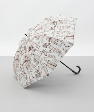 AURORA 【 Beaurance （ビューランス）】サマーシールド プリント夢が棲む場所　晴雨兼用傘（長傘）