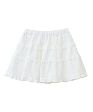 earth music&ecology ティアードミニスカート Off White