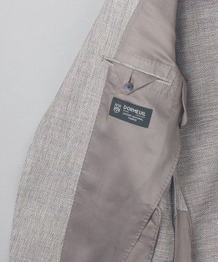 GOTAIRIKU 【DORMEUIL】ドーメル HEXAGON リネン ジャケット_ライトグレー ライトグレー系8