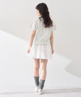 earth music&ecology ティアードミニスカート Off White