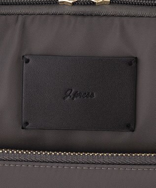 J.PRESS LADIES 【WEB限定・PC収納可・2way】ナイロン ショルダー付き PCケース グレー系