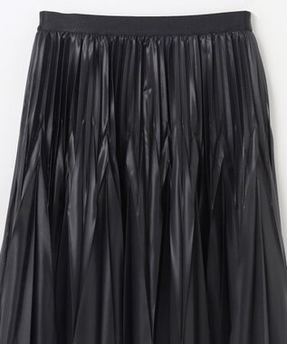 GRACE CONTINENTAL トリコットプリーツスカート ブラック