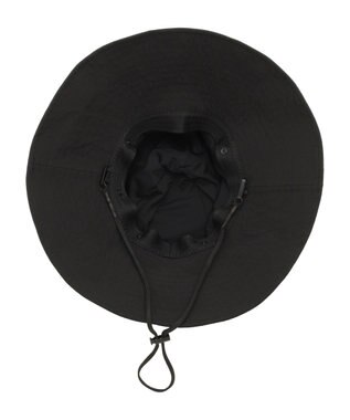 MOONBAT 【遮光100％/UVカット100％】フワクール (Fuwacool)  日差しを完全遮断バッククロスハット　遮光100　UV100 ブラック