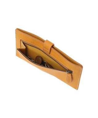 genten ダイヤカットワーク　マチなし長財布 イエロー