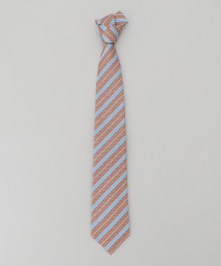 GOTAIRIKU 【日本製】シルク ネクタイ_ストライプ ベージュ系1