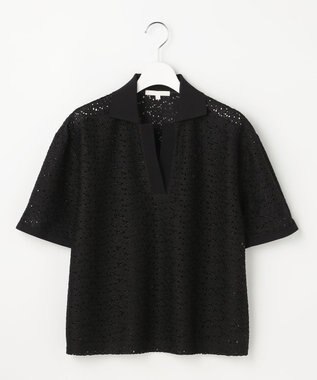 自由区 S ラッセルレースジャージー トップス