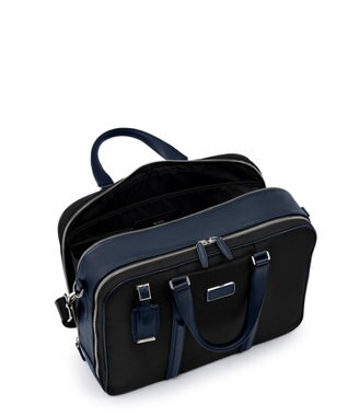 TUMI JARVIS デラックス・ラップトップ・ブリーフ ブラック/ネイビー