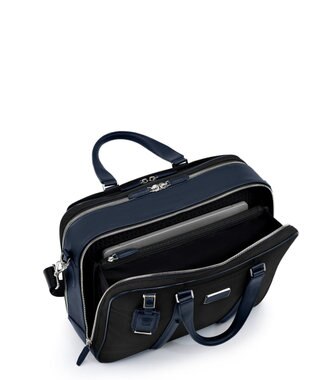 TUMI JARVIS デラックス・ラップトップ・ブリーフ ブラック/ネイビー