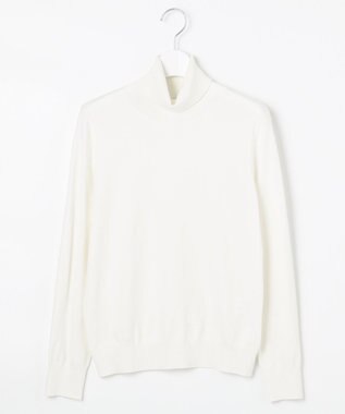 J.PRESS LADIES L 【洗える】PRINCE タートルネック ニット アイボリー系