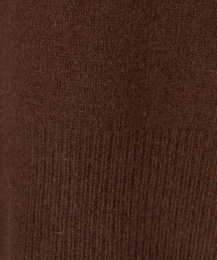 JOSEPH 【洗える】ブラッシュドカシミヤ　ラウンドネックニット Arabica/Black