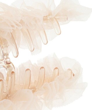 Maison de FLEUR チュールビジューバンスクリップ Ivory