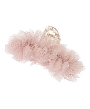 Maison de FLEUR チュールビジューバンスクリップ Pink