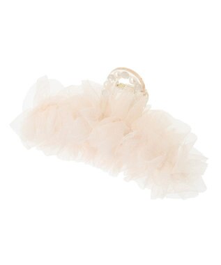 Maison de FLEUR チュールビジューバンスクリップ Ivory