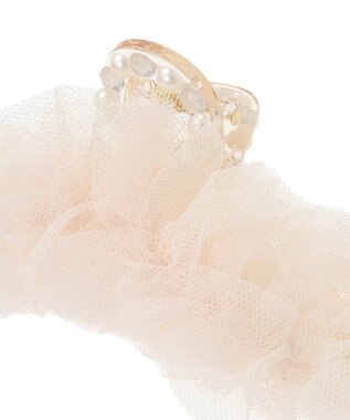 Maison de FLEUR チュールビジューバンスクリップ Ivory