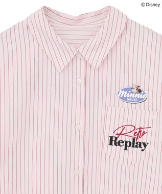 Green Parks ミッキー＆フレンズ／オーバーサイズシャツ Pink