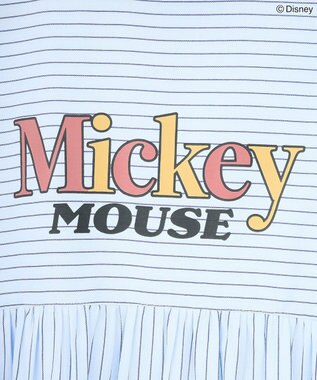 Green Parks ミッキー＆フレンズ／オーバーサイズシャツ Sax