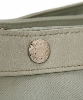 TOPKAPI 【Breath TOPKAPI】防水ナイロン レザーコンビ ショルダーバッグ ミントグリーン