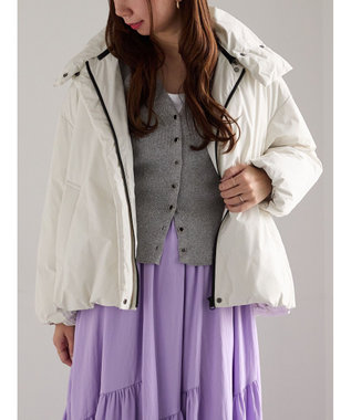 Te chichi スタンドカラーショートダウンジャケット