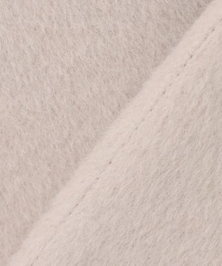 J.PRESS LADIES L アンゴラビーバー ノーカラーコート ベージュ系