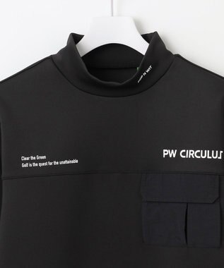 PW CIRCULUS 【ストレッチ / 快適 / 一枚でサマになる】【MEN】NEW ポケットモックT ブラック系