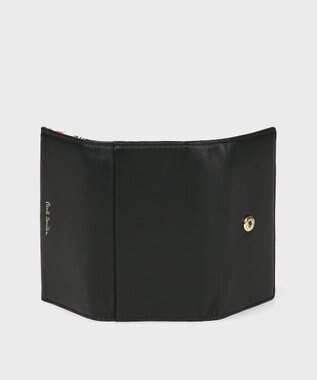 Paul Smith マーガレットプリントトリム キーケース ブラック