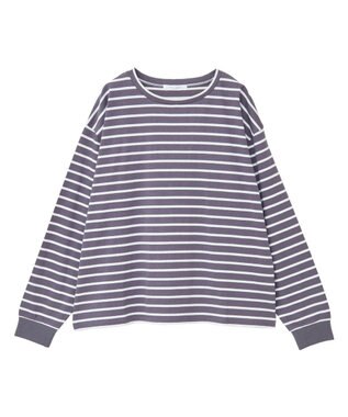 Green Parks ボーダープルオーバー Gray