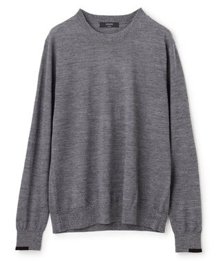 JOSEPH HOMME ウォッシャブルメリノ　クルーネックニット ライトグレー系