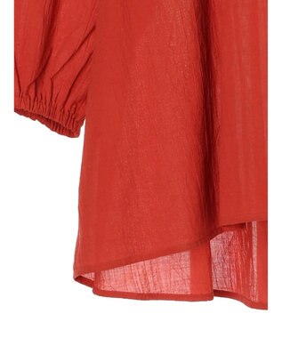 CRAFT STANDARD BOUTIQUE ジョーゼットスキッパーシャツ Red