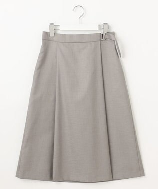 J.PRESS LADIES L 【セットアップ対応・洗える・UV加工・吸水速乾】OXIJEWELストレッチ スカート グレー系