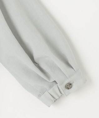 J.PRESS LADIES L 【WEB限定・洗える】ボイルドワッシャー ブルゾン ライトグレー系