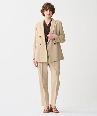 uncrave シアーニット ノースリーブベスト ブラウン